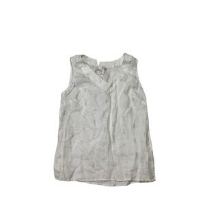 St. Tropez Linen Sleeveless Top Sz Medium
